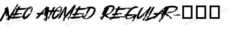 Neo Atomed Regular字体转换